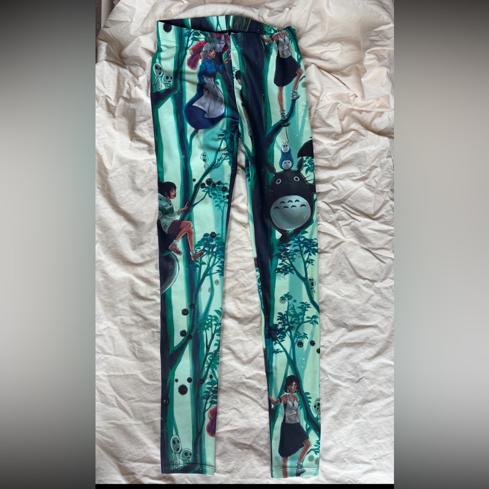 Pair of Qinni Studio Ghibli leggings